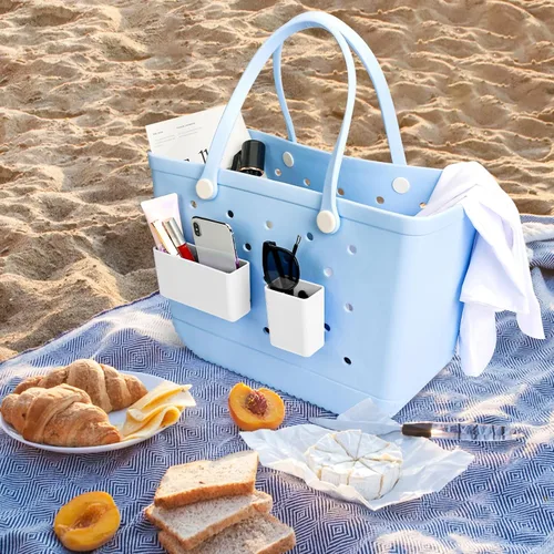 Vista 7 de Bogg - Organizador de bolsas Paquete de 2 soportes de almacenamiento con clip para bolsas Bogg Instalación interiorexterior Accesorios fáciles