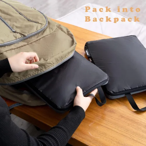 Vista 40 de BAGAIL 4 Set/6 Set Ultraligero Compresión Embalaje Cubos Organizador de Embalaje para Accesorios de Viaje Equipaje Maleta Mochila
