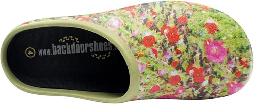 Vista 6 de Backdoorshoes Zuecos de jardín impermeables prémium para mujer con soporte para el arco