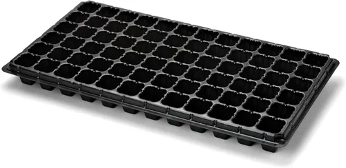 Vista 2 de Bootstrap Farmer - 72 celdas charola para esquejes – Plantación de semillas, Tierra y cultivos hidropónicos., Negro