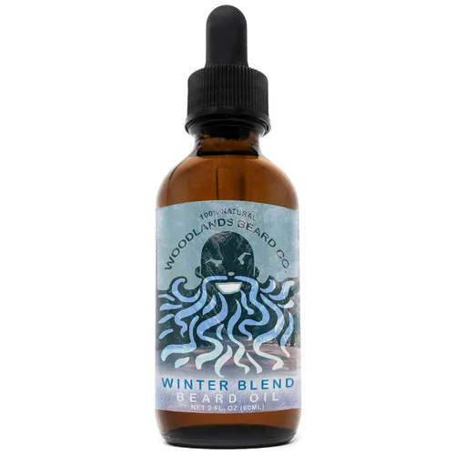 Vista 4 de Aceite de barba Winter Blend - ¡prepara tu barba para el invierno! (1 oz)