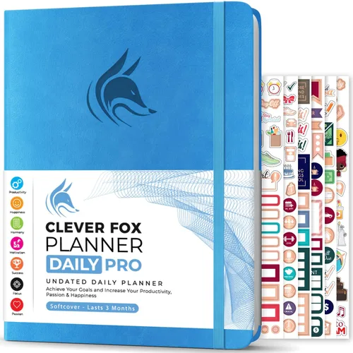 Vista 9 de Clever Fox Planner Daily PRO - Planificador diario y agenda de 8.5 x 11 pulgadas (tamaño A4) para aumentar la productividad, la gestión del tiempo