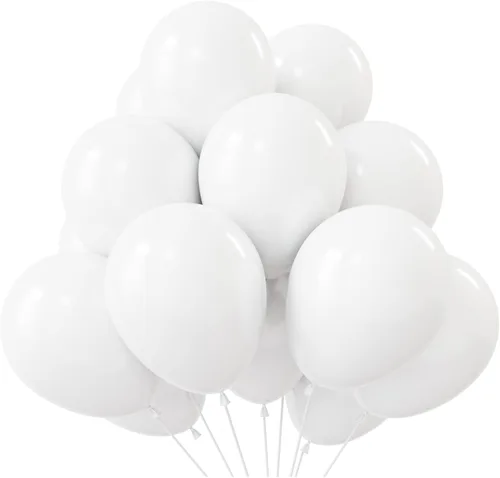 Vista 30 de KBZVNAF Globos negros de látex para fiesta, paquete de 50 globos de helio negro mate de 12 pulgadas para decoración de bodas, graduaciones, baby