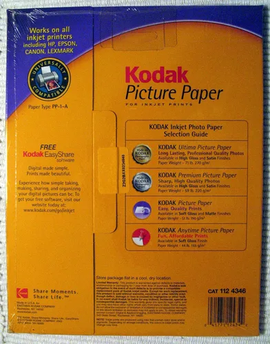 Vista 2 de Kodak 1124346 - Papel fotográfico, brillo suave, 8.5 x 11 pulgadas, 25 hojas