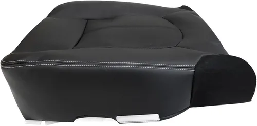 Vista 5 de GXARTS Funda de asiento de cuero de repuesto para parte inferior del lado del conductor, color negro #5B o 6B, compatible con Ford F250 F350 F450