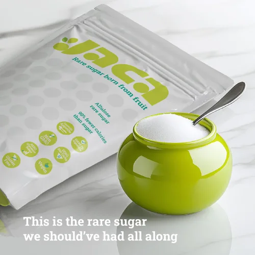 Vista 3 de Jaca Rare Sugar - Edulcorante de alulosa pura Sustituto saludable del azúcar para alimentos y bebidas, apto para ceto, vegano, alternativa sin