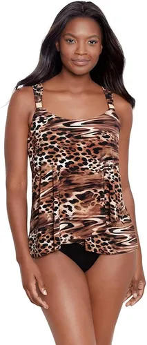 Vista 11 de Miraclesuit Traje de baño para mujer Dazzle con cuello redondo y aros