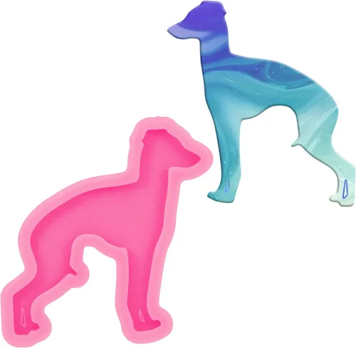 Vista 11 de Kit de 44 moldes de resina epoxi – 4 moldes de silicona con diferentes formas de perro con accesorios, moldes de fundición de resina epoxi, moldes