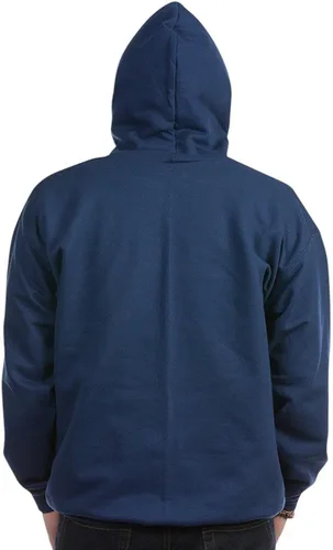 Vista 2 de CafePress Sudadera con capucha con cremallera y cremallera oscuro