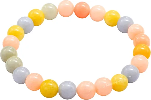 Vista 278 de Amazing Gemstone Crystal Bracelet for Women Men's Gifts - Protection Healing Crystal Bracelet - 8mm Gemstone Beaded Stretchable Bracelet Pulseras