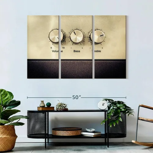 Vista 187 de Elephant Stock BW - Reproductor de discos de vinilo para pared, lienzo horizontal, decoración de pared de sala de estar de 3 piezas, impresión