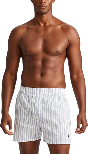 Vista 2 de POLO Ralph Lauren Men's Classic Fit Cotton Woven Boxers 3-Pack