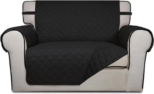 Vista 131 de PureFit - Funda de sofá acolchada reversible, protector de muebles impermeable, funda de sofá lavable con espuma antideslizante y correas elásticas