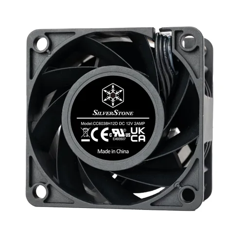 Vista 4 de Silverstone Tecnología FHS 60X Ventilador industrial/servidor PWM de alto rendimiento (hasta 15,000 rpm) 2.362 in x 1.496 in PWM, SST-FHS60X