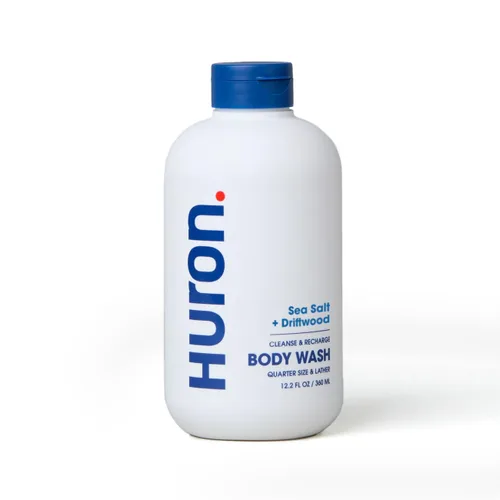 Vista 15 de Huron Gel de baño hidratante para hombre – Aroma fresco y vigorizante de cítricos, eucalipto, menta y verduras aromáticas – Hecho con aceite