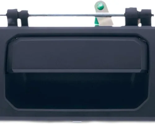 Vista 6 de KarParts360 Manija de puerta trasera para Toyota Tundra 2014-2020 Exterior con orificios de leva y llave Negro Plástico TO1915118