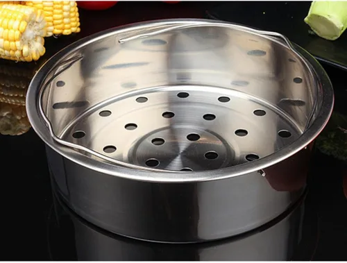 Vista 3 de Steamer Basket Rack Set, 21cm Stainless Steel Pressure Cooker Insert