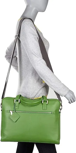 Vista 4 de Bugatti Manhattan Bolso de negocios de piel, Negro), EXB49111101BLACK