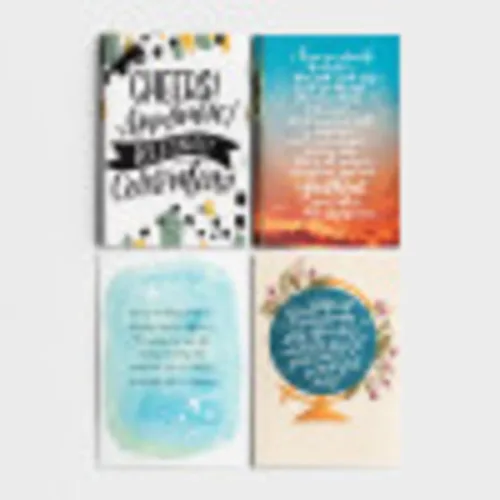 Vista 2 de DaySpring - Felicitaciones y aliento - Paquete surtido de 8 tarjetas (J4525)