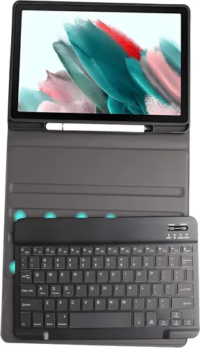 Vista 2 de Funda de teclado para Samsung Galaxy Tab A8 de 10.5" 2022, funda para tableta con teclado inalámbrico desmontable
