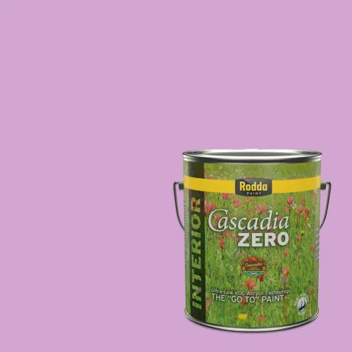 Vista 50 de Rodda Paint CASCADIA ZERO - Pintura plana e imprimación para interiores en uno, cuarto de galón, rosa Mullen