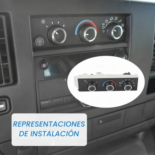 Vista 7 de DICMIC Módulo de control climático del calentador de A/C delantero Compatible con 1996-2014 Chevrolet Express 1500 GMC Savana 1500 1996-2020