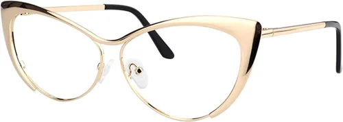 Vista 2 de Zeelool Ellen VFM0176 - Lentes de bloqueo de luz azul de gran tamaño con ojo de gato