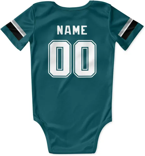 Vista 3 de OAOANS Baby Clothes Personalized Newborn Infant Apparel Baby Clothing Custom Name Number Sports 0-24 Months Boy Girl Gifts