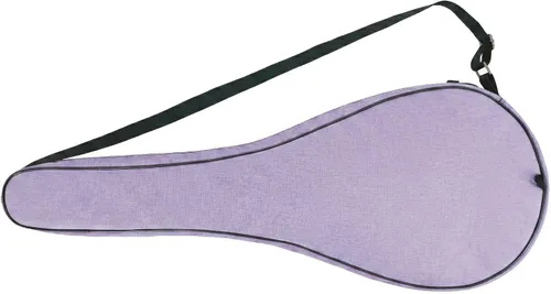 Vista 6 de Jaegvida Fundas para raquetas de tenis, bolsa de tenis, ligera, acolchada, correas ajustables Púrpura