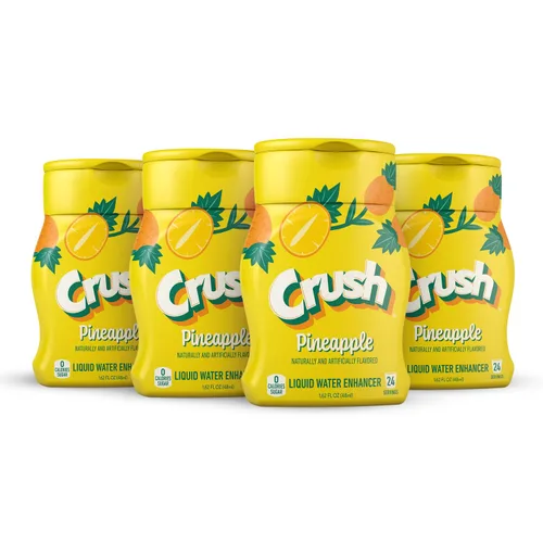 Vista 12 de Crush, Potenciador líquido de uva, ¡nuevo y mejor sabor! (4 botellas, hace 96 bebidas de agua saborizadas), sin azúcar, cero calorías