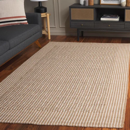 Vista 6 de SAFAVIEH Natural Fiber Collection - Alfombra de pasillo de 2 x 6 pies, marfil y beige, yute hecho a mano, ideal para zonas de alto tráfico en sala
