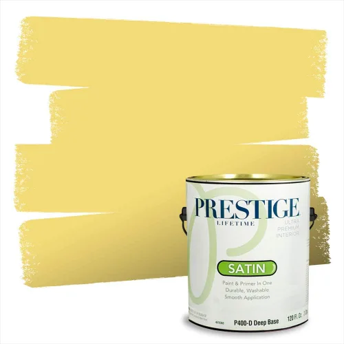 Vista 258 de PRESTIGE Pinturas de pintura exterior e imprimación en uno, 1 galón, plano, combinación comparable de Benjamin Moore* Pila de heno