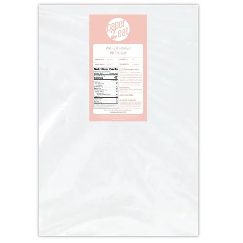 Vista 11 de Hojas de Papel Oblea Comestible Imprimible de paper2eat (0.40 mm - 25 hojas/Vainilla)