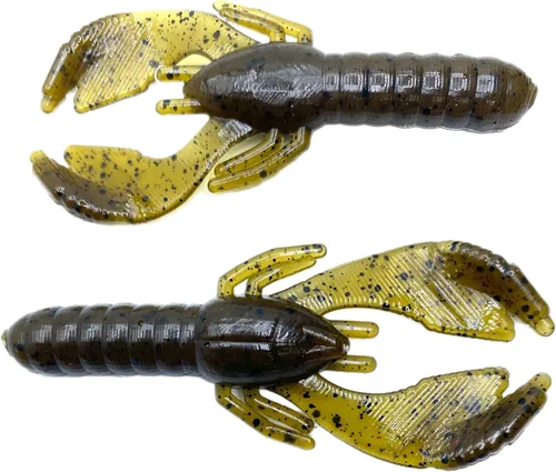 Vista 18 de Phat Pak Baits - Beasty Bug Jr Ned Rig Craw Finesse Bass Señuelo de pesca de plástico suave 20ct 2.8" Bicho Bama