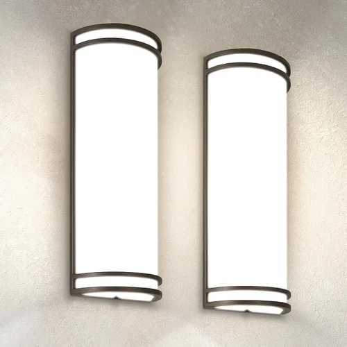 Vista 13 de ASD Luminaria LED de Montaje en Pared de 18 Pulgadas para Exteriores e Interiores - Aplique de Pared Moderno de Bronce Frotado con Aceite - 20W