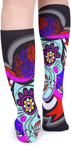 Vista 5 de Sport Socks Dress Decor Socks Comfortable And Breathable Socks