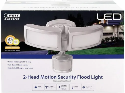 Vista 2 de Feit Electric - Lámpara LED de seguridad para exteriores, del atardecer al amanecer