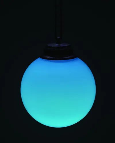 Vista 2 de Xodus - Luz de globo de verano con pilas, temporizador automático, color azul
