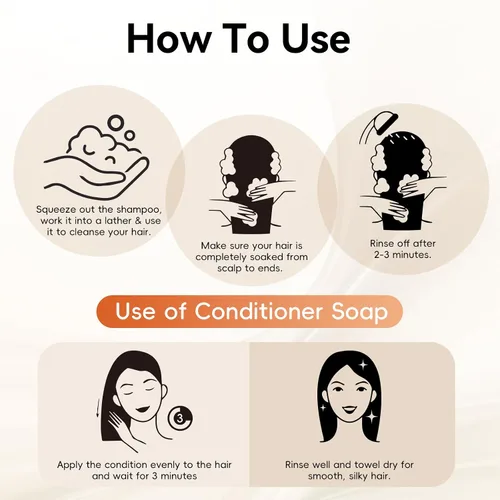 Vista 7 de Juego de champú y acondicionador de aceite de ricino para el crecimiento del cabello, fortalece y limpia el cabello fino, restauración del cabello
