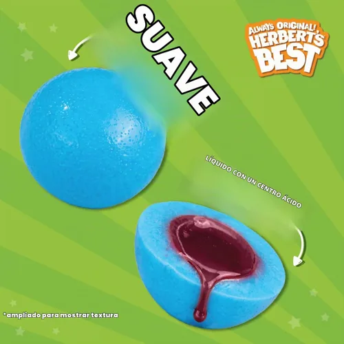 Vista 2 de Herbert's Best Gomitas Planet Gummi, caramelos de goma de centro líquido