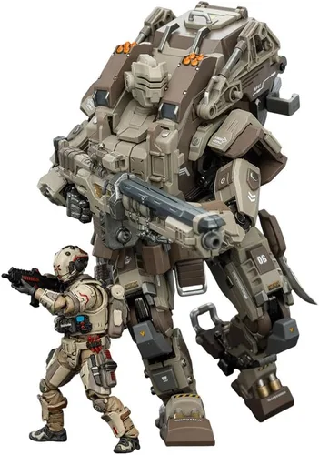 Vista 8 de JOYTOY APOC Series Bedrock Albus Standard Combat Type Mech 1/25 Modelo móvil Figura coleccionable a partir de 15 años