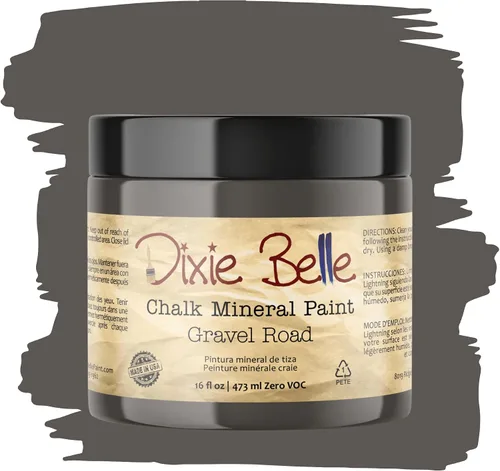Vista 147 de Pintura para muebles con acabado de tiza Dixie Belle Paint Company - Amatista (4oz) - Pintura mineral de tiza chic púrpura profundo mate