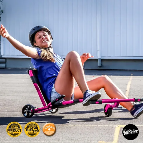 Vista 6 de EzyRoller New Pro-X Ride On - Juguete para niños y adultos - Rosa