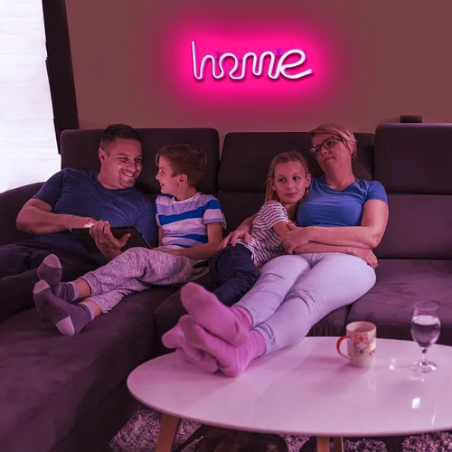 Vista 40 de Letrero de neón de amor para dormitorio, USB o batería, luz de neón para pared, luz de neón LED como letreros de pared de neón para niñas, letrero