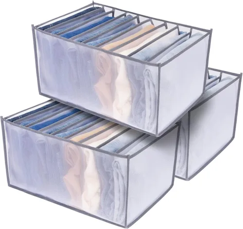 Vista 10 de TOOVREN Organizador de cajones para brasieres, divisor para cajones de ropa interior, contenedores de almacenamiento de lencería, organizadores