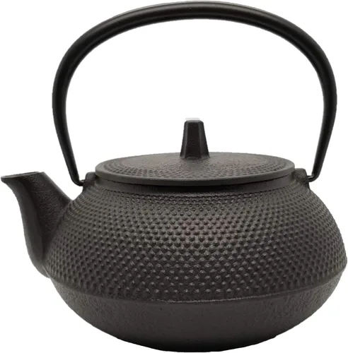 Vista 6 de Iwachu 12803 Tetera de acero inoxidable tipo 3 nueva tortuga Shell negro 0.32 L sin llama directa esmaltada compatible con utensilios de hierro Nambu
