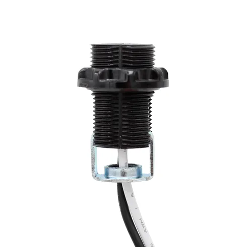 Vista 6 de Creative Hobbies® Candelabro E12 con cables de 12 pulgadas, rosca externa, soporte de montaje, anillo de acabado y sin llave Paquete de 4