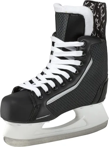 Vista 5 de Winnwell Patines de hockey sobre hielo AMP300 Tallas de patinaje para personas mayores, jóvenes, jóvenes Chicos, niñas, jóvenes, hombres