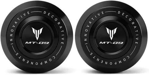 Vista 7 de Compatible con MT-09 FZ-09 2014-2023 MT09 SP/Tracer Marco de motocicleta Anti-colisión Protección contra caídas Slider Crash mt 09 Tracer fz09 Negro
