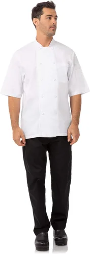 Vista 3 de Chef Works Montreal Cool Vent - Abrigo de chef para hombre